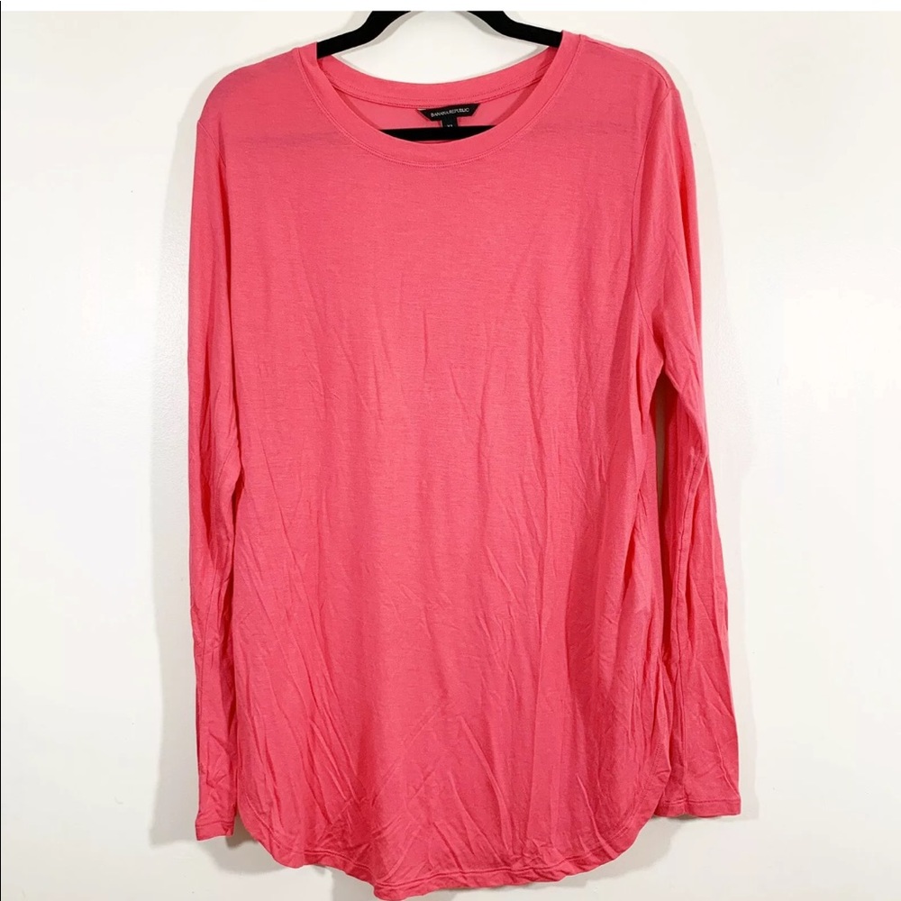 Banana Republic XL Long Sleeved Curved Hem Tunic